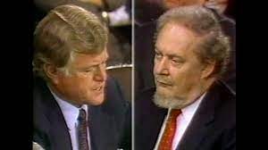 Photo of Senator Kennedy and Robert Bork
